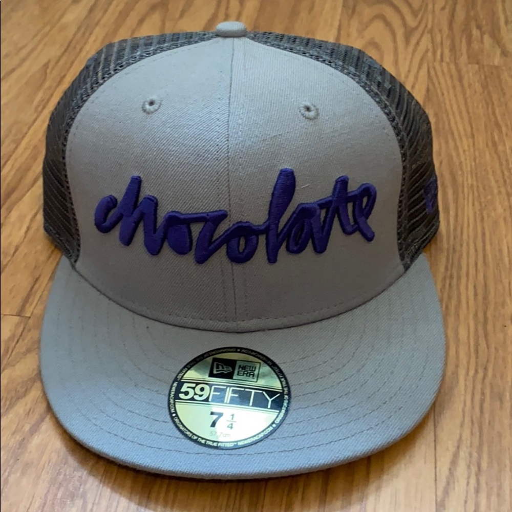 Gray Chocolate Baseball Hat